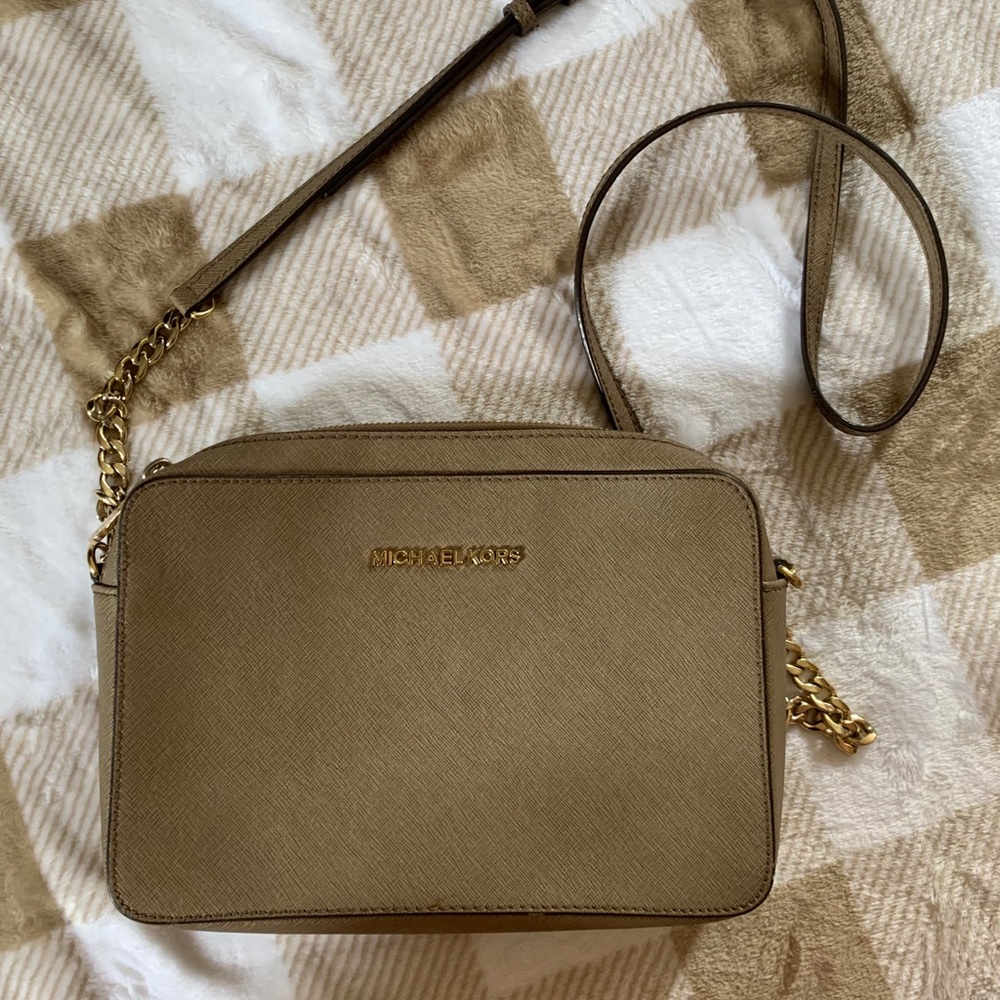 Taupe Michael Kors crossbody